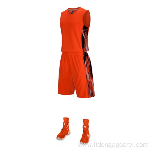 Men Basketball Uniform Sports Training Basketball Jersey